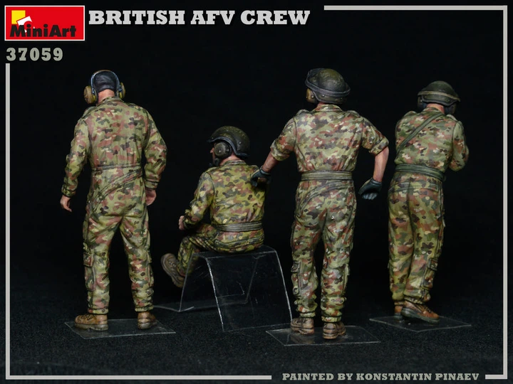 Фигуры 1/35 Британский экипаж AFV MiniArt 37059 - изображение 7