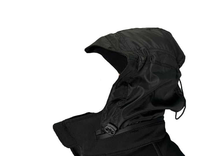 Куртка Soft Shell із фліс кофтою чорна Pancer Protection 48 - зображення 2