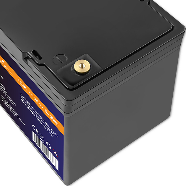 Акумуляторна батарея Qoltec LiFePO4 Літій-залізо-фосфатний 12.8V 50Ah 640Wh BMS 53704 (5901878537047) - зображення 5