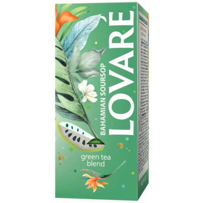 Чай Lovare "Bahamian soursop" 24х1.5 г (lv.76012) - Фото 3 Чай Lovare "Bahamian soursop" 24х1.5 г (lv.76012) - изображение 3