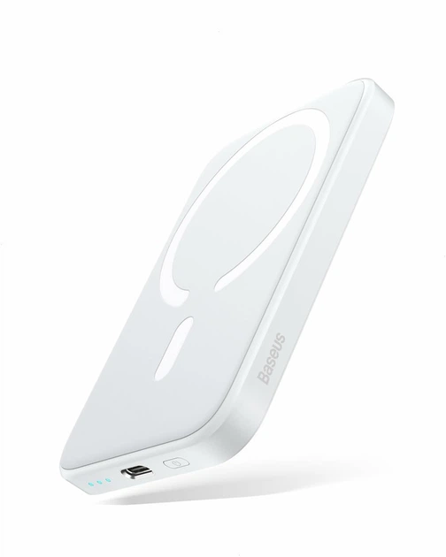 УМБ Baseus Magnetic Mini Air 20W 6000mAh Stellar White (P10059002223-00) - Фото 3 УМБ Baseus Magnetic Mini Air 20W 6000mAh Stellar White (P10059002223-00) - зображення 3