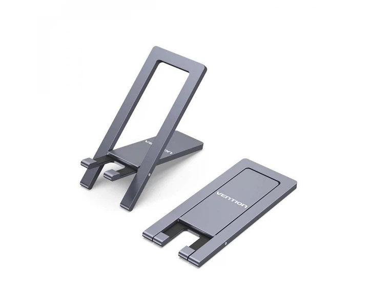 Тримач для телефона Vention Portable Cell Phone Stand Holder for Desk Aluminum Alloy Type Gray (KCZH0) (KCZH0) - изображение 2