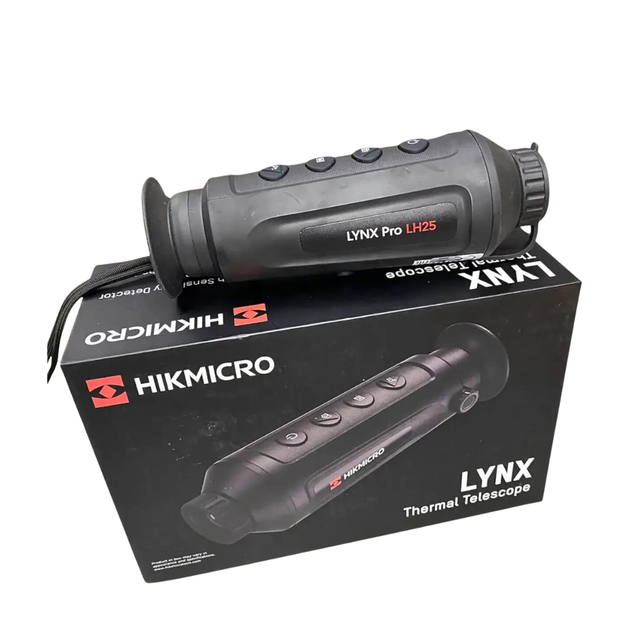 Тепловизионный монокуляр HIKVISION HikMicro Lynx Pro LH25 - 25XG, 384×288, 50 Гц, объектив 25 мм, LCOS 1280×96 - изображение 1