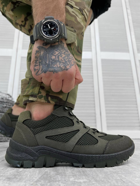 Тактичні кросівки Tactical Forces Shoes Olive Elite 44 - зображення 1