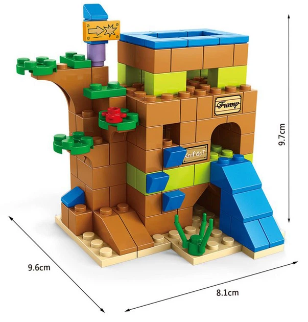 Конструктор Qunxing Toys Будиночок на дереві 1000 деталей (K8832-5) - изображение 5