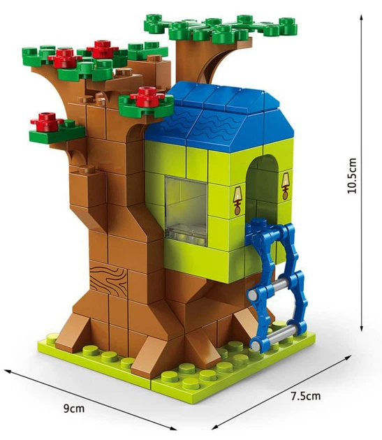 Конструктор Qunxing Toys Будиночок на дереві 1000 деталей (K8832-5) - изображение 6