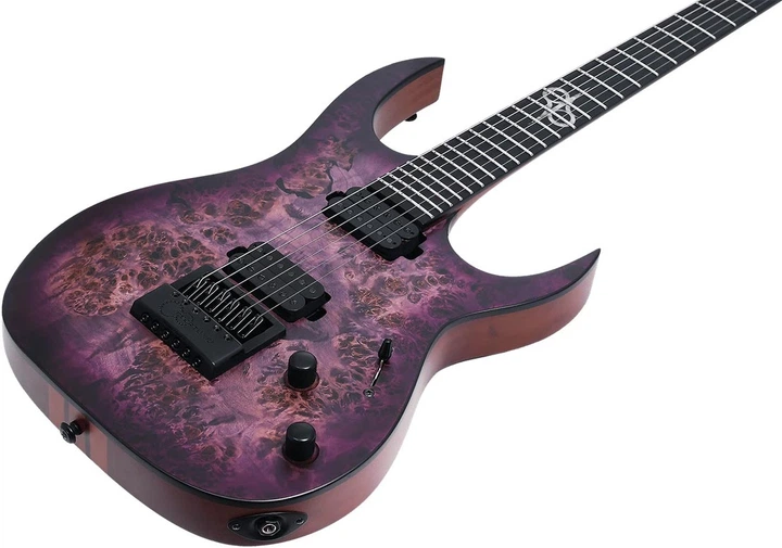 Электрогитара SOLAR GUITARS S1.6PP POPLAR PURPLE BURST MATTE - изображение 3