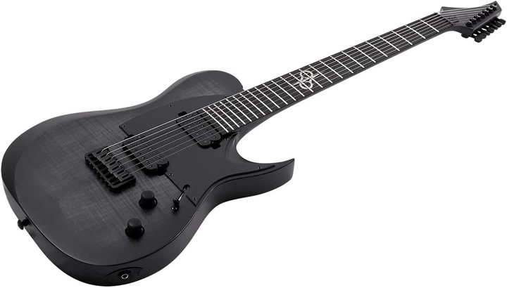 Электрогитара SOLAR GUITARS T2.7FBB FLAME BLACK BURST MATTE - Фото 2 Электрогитара SOLAR GUITARS T2.7FBB FLAME BLACK BURST MATTE - изображение 2