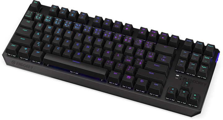 Клавіатура бездротова Endorfy Thock TKL CZ Kailh Box Red Wireless Black (EY5C005) - зображення 5