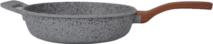 Patelnia granitowa Promis Granite głęboka 28 cm (5902497550189) - obraz 2