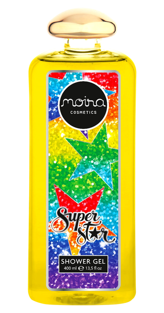 Żel pod prysznic Moira Cosmetics Super Star perfumowany 400 ml (8681957068927) - obraz 1