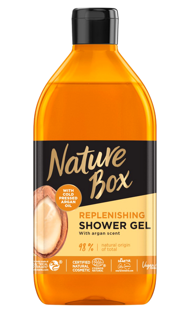 Żel pod prysznic Nature Box Argan Oil odżywczy z olejem arganowym 385 ml (9000101299373) - obraz 1