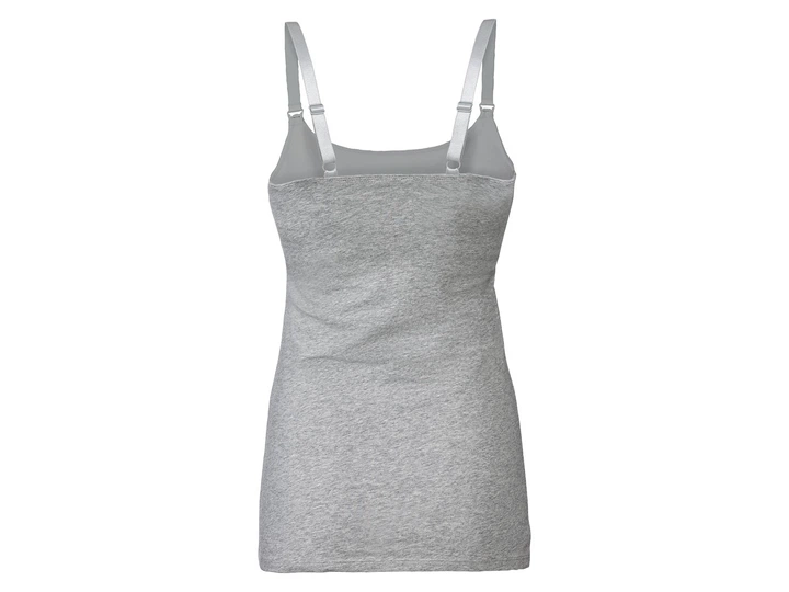 Майка для кормящих мам с вшитым топом для женщины Esmara LYCRA® 426908_480040 L Серый - изображение 4