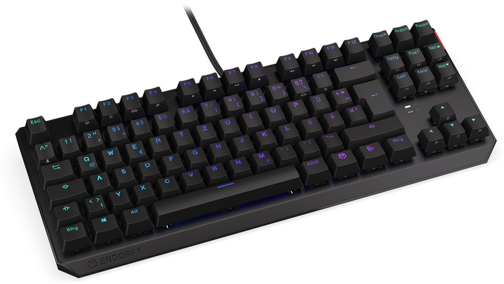 Klawiatura przewodowa Endorfy Thock TKL DE Kailh Brown USB Black (EY5D006) - obraz 4