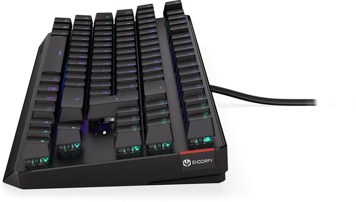 Klawiatura przewodowa Endorfy Thock TKL DE Kailh Brown USB Black (EY5D006) - obraz 7