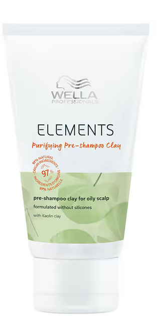 Глина очищаюча Wella Professionals Elements Purifying Pre-Shampoo Clay перед миттям шампунем 70 мл (4064666035697 / 4064666036175) - зображення 1