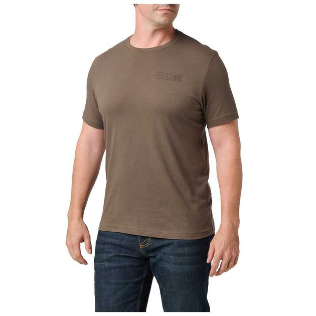 Футболка 5.11 KNIFE HORIZON TEE 76307 Large, Major Brown - изображение 1