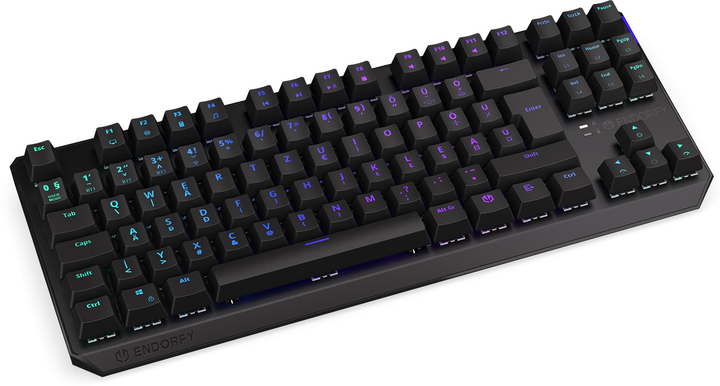 Klawiatura bezprzewodowa Endorfy Thock TKL HU Kailh Box Brown Wireless Black (EY5E005) - obraz 4