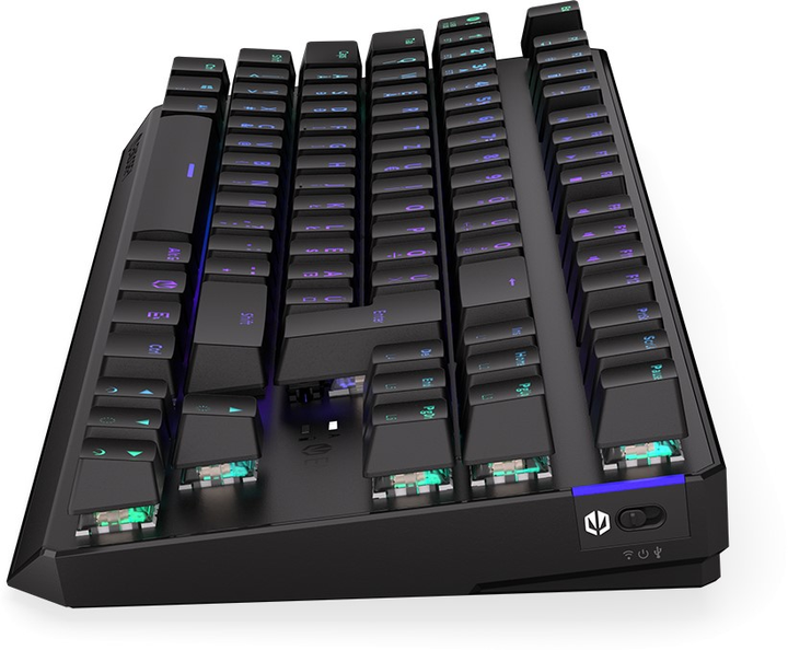 Klawiatura bezprzewodowa Endorfy Thock TKL HU Kailh Box Brown Wireless Black (EY5E005) - obraz 7