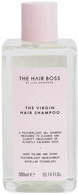 Szampon The Hair Boss The Virgin Hair Shampoo micelarny do włosów delikatnych 300 ml (5060427355782) - obraz 1