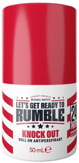 Dezodorant do ciała Rumble Men Knock Out w kulce 50 ml (5060648120701) - obraz 1