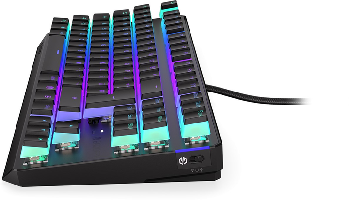 Клавіатура бездротова Endorfy Thock TKL Pudding DE Kailh Box Brown Wireless Black (EY5D016) - зображення 8