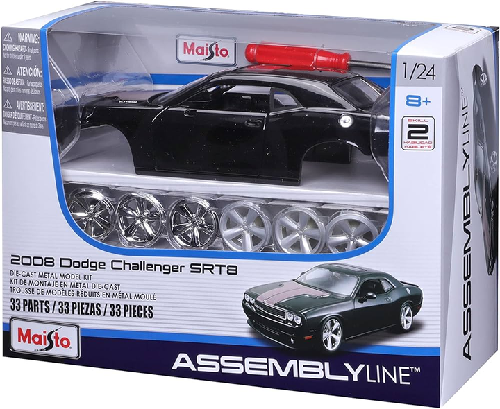 Metalowy model samochodu Maisto Dodge Challenger 2008 1:24 (90159392804) - obraz 1
