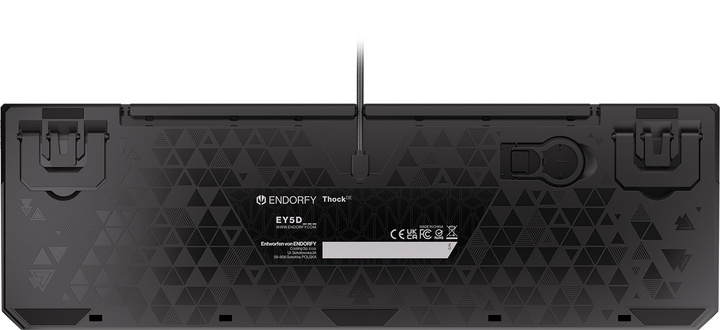 Klawiatura przewodowa Endorfy Thock DE Kailh Brown USB Black (EY5D021) - obraz 13