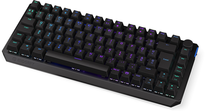 Клавіатура бездротова Endorfy Thock 75% HU Kailh Box Black Wireless Black (EY5E008) - зображення 5