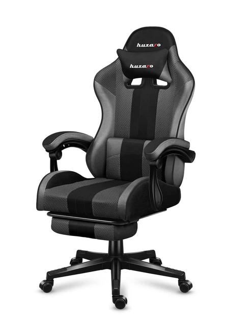 Комп'ютерне геймерське крісло HUZARO Force 4.7 Grey тканина - Фото 12 Комп'ютерне геймерське крісло HUZARO Force 4.7 Grey тканина - зображення 12