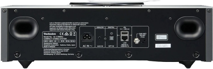 Аудіосистема Technics SC-C70MK2EE-K - изображение 2