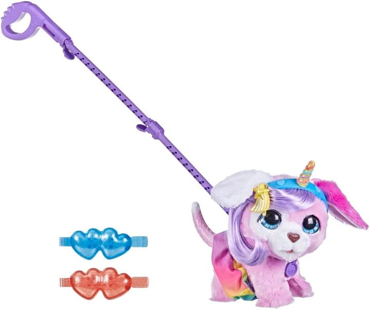 Интерактивная игрушка Гламурный питомец щенок на поводке FurReal Glamalots Interactive Pet Hasbro (F1544) - изображение 4