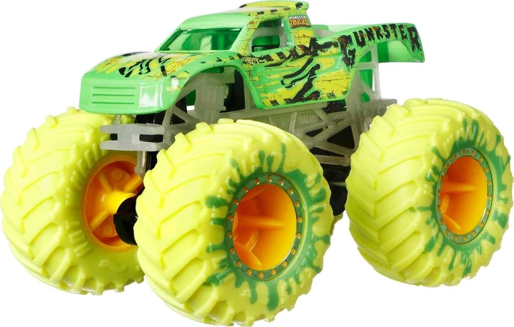Набір із 10 машинок Хот Вілс Монстр Тракс що світяться у темряві Hot Wheels Monster Trucks Glow in the Dark Multipack (HCB57) - Фото 5 Набір із 10 машинок Хот Вілс Монстр Тракс що світяться у темряві Hot Wheels Monster Trucks Glow in the Dark Multipack (HCB57) - зображення 5
