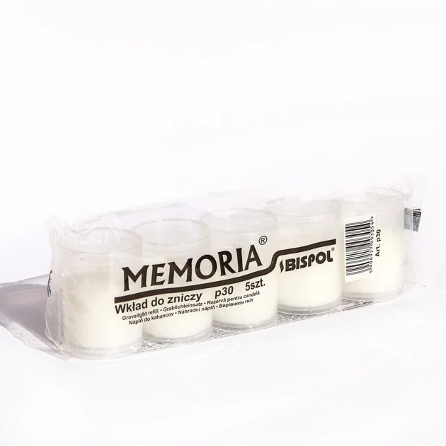 Свічки Memoria Bispol 15годин 5шт. - Фото 1 Свічки Memoria Bispol 15годин 5шт. - изображение 1