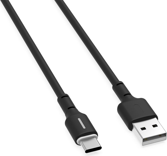 Kabel Krux USB Typ A USB Typ C 3 A QC 3.0 120 cm LED (KRX0047) - obraz 3