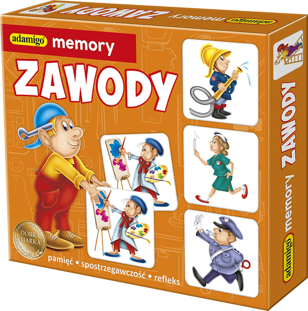 Gra planszowa Adamigo Memory Zawody (5902410007387) - obraz 1