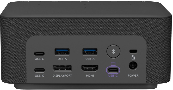 Док-станція Logitech Logi Dock for UC Dockingstation USB-C Black (986-000024) - зображення 4