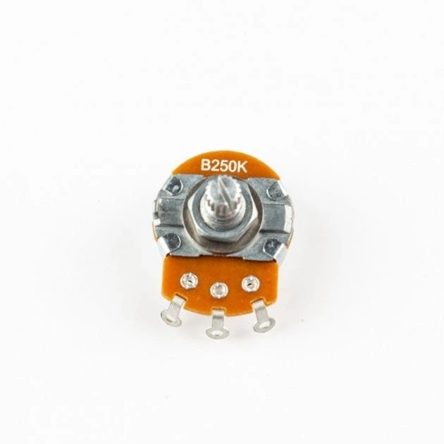 Потенціометр для гітари Alpha B250K (24mm) - Фото 2 Потенціометр для гітари Alpha B250K (24mm) - зображення 2