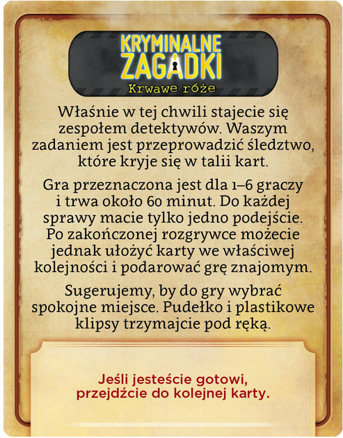 Gra planszowa FoxGames Kryminalne zagadki Krwawe róże (5907078168333) - obraz 3