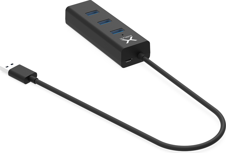 Aktywny HUB Krux z czterema złączami USB 3.0 (KRX0050) - obraz 3