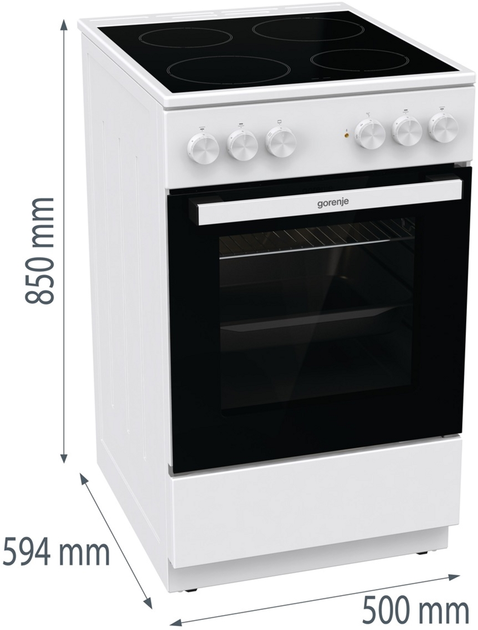 Kuchenka elektryczna Gorenje GEC5A21WG-B - obraz 14