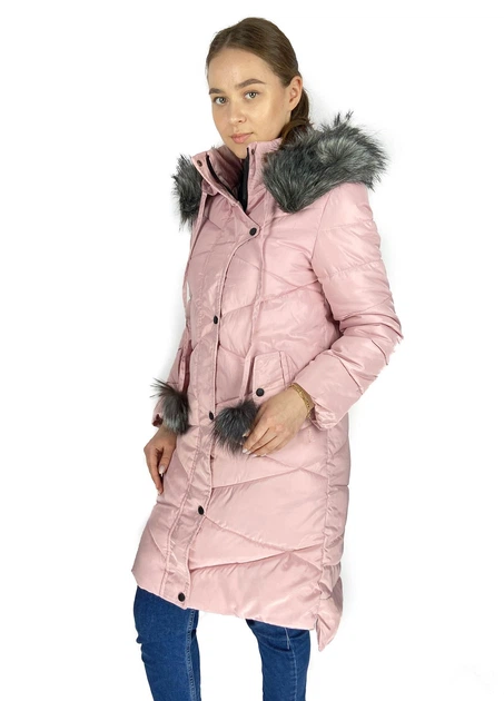 Куртка HYHONG XL Рожевий (OZK-ZJD673-Pink) - Фото 2 Куртка HYHONG XL Рожевий (OZK-ZJD673-Pink) - зображення 2