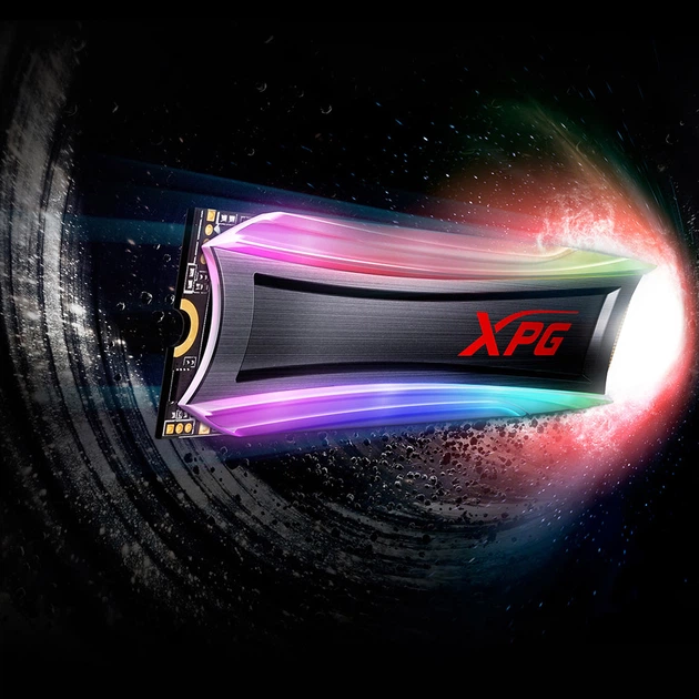 SSD накопитель ADATA S40G RGB 256GB - Фото 4 SSD накопитель ADATA S40G RGB 256GB - изображение 4