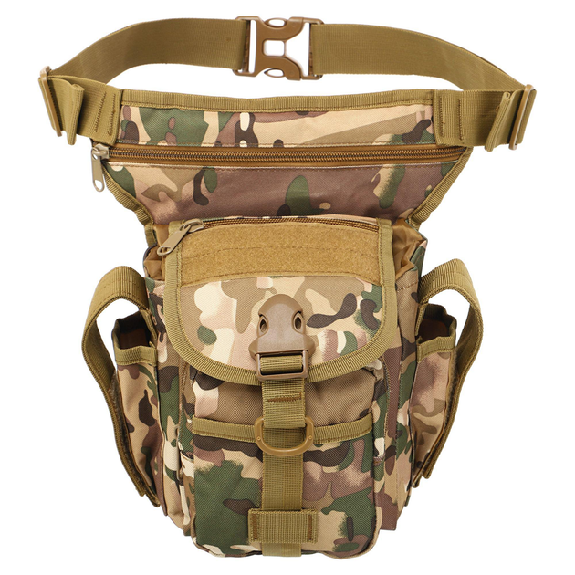 Сумка тактична на стьоба SILVER KNIGHT SWAT TY-229-2 розмір 28х10х27см 7л камуфляж Multicam - зображення 2