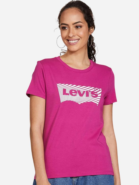 Футболка жіноча Levi's 237710268 S Рожева (5401039155948) - зображення 1