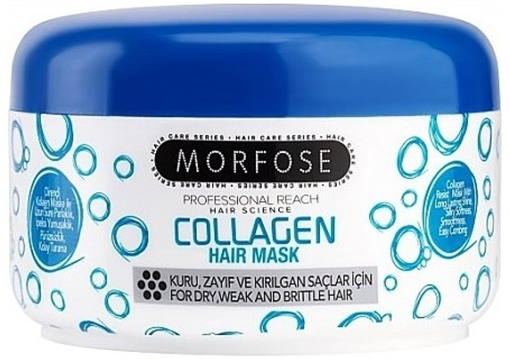 Маска для волосся Morfose Professional Reach Colllagen Hair Mask 500 мл (8680678831100/8681701008384) - зображення 1