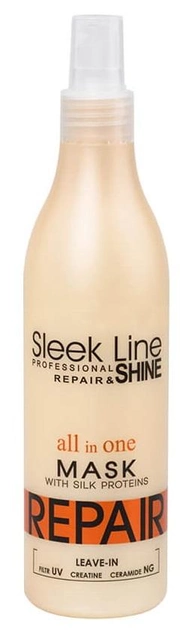 Maska do włosów w spray'u Stapiz Sleek Line Repair All In One Mask bez spłukiwania odżywiająca 300 ml (5904277710790) - obraz 1