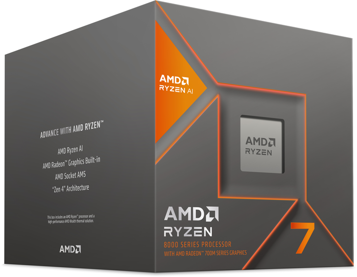 CPU AMD Ryzen7 8700G Процессор AMD Ryzen 7 8700G 4.2GHz/16MB (100-100001236BOX