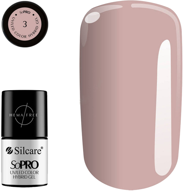 Гель-лак для нігтів Silcare SoPro Hybrid Gel 003 7 г (5902560546941) - зображення 1