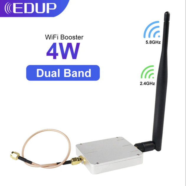 Підсилювач сигналу WiFi EDUP EP-AB015&nbsp;2,4 ГГц + 5,8 ГГц - изображение 2